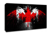 Canadian Eagle Flag Canvas Wall Art