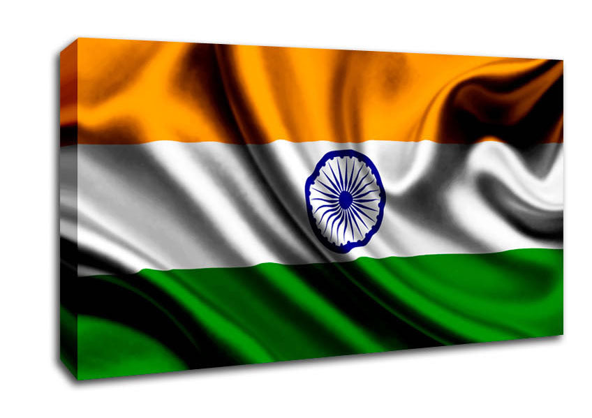 Indian Flag Canvas Wall Art