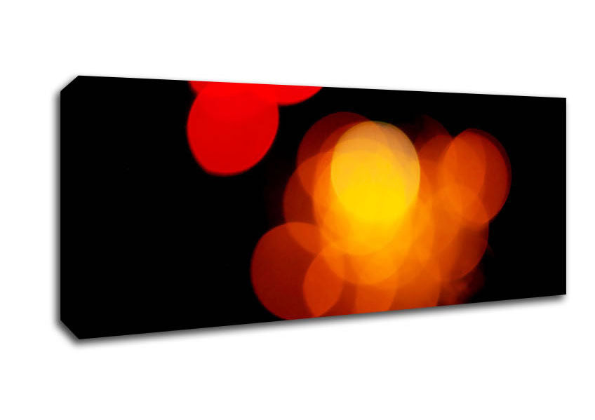 Golden Red Berries Canvas Wall Art
