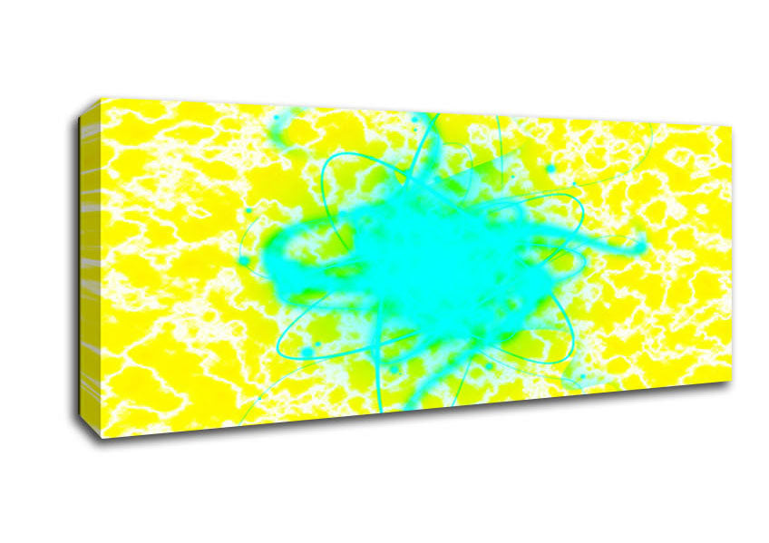 Heart Of The Matter Blue Canvas Wall Art