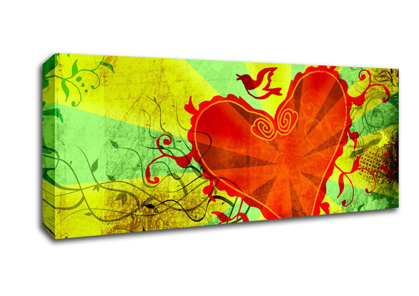 Love Of The Heart Canvas Wall Art
