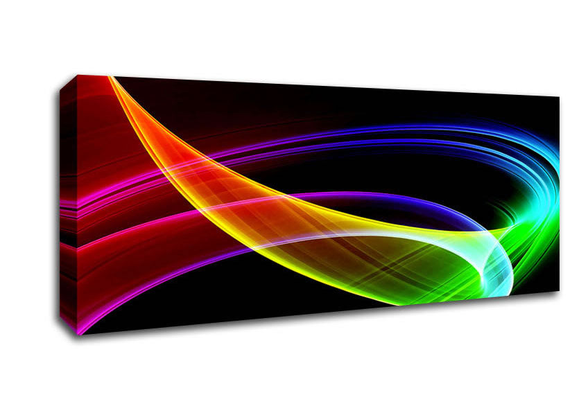 Multi Coloured Galaxy Swirl Canvas Wall Art