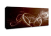 Neon Trail Chocolate Canvas Wall Art