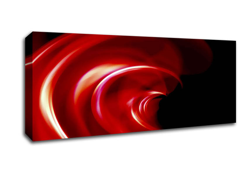 Red Galaxy Twist Canvas Wall Art