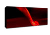 Red Silk Twist Canvas Wall Art