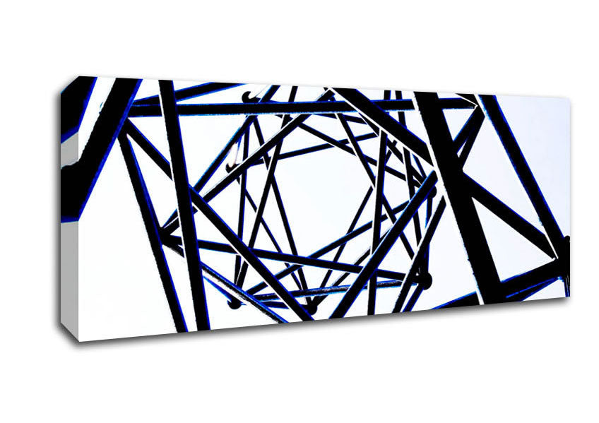 Scaffolders Blue Dream Canvas Wall Art