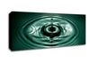Splash Emerald Canvas Wall Art