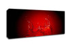 Water Flame Red Canvas Wall Art