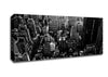 A View From The Empire State Building Black n White Canvas Wall Art