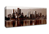 A View Of The Sydney Opera House Brown Canvas Wall Art