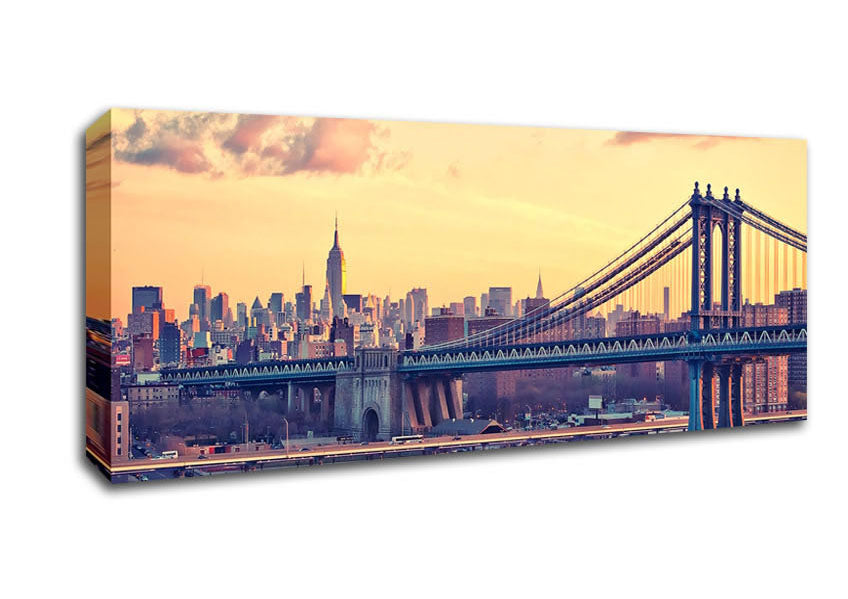 Bay Bridge New York Canvas Wall Art