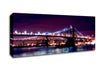 Brooklyn Bridge Lights By The Water Canvas Wall Art