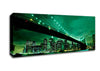 Brooklyn Bridge New York Green Cast Canvas Wall Art