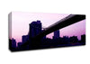 Brooklyn Bridge Purple Hue Canvas Wall Art