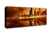 Chicago Late Evening Canvas Wall Art
