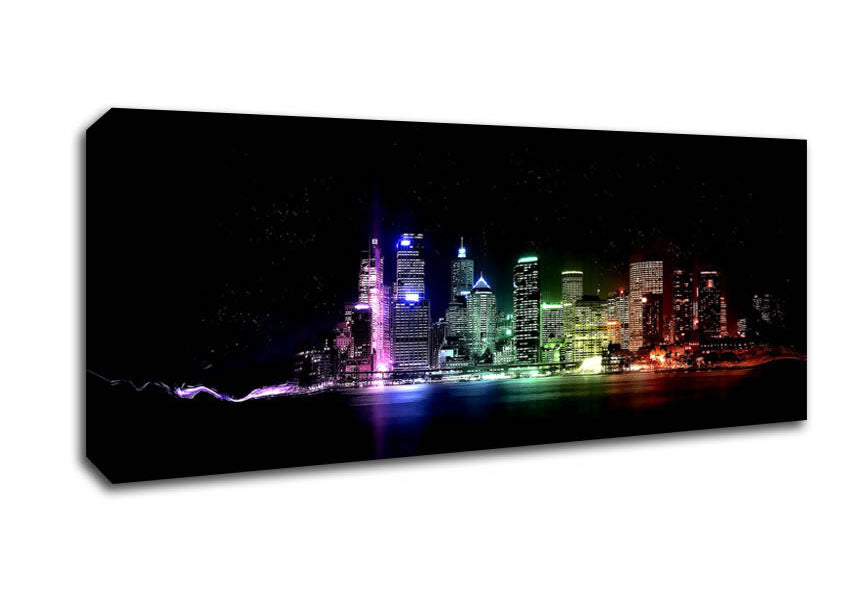 City Of Lights Canvas Wall Art