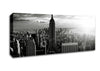 Empire State Building Sun Glow B n W Canvas Wall Art