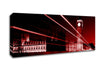 London Big Ben City Lights Red Canvas Wall Art