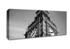 London Big Ben Close-Up B n W Canvas Wall Art
