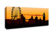 London Morning Reflection Glow Canvas Wall Art
