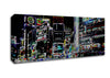 London Night Life Canvas Wall Art