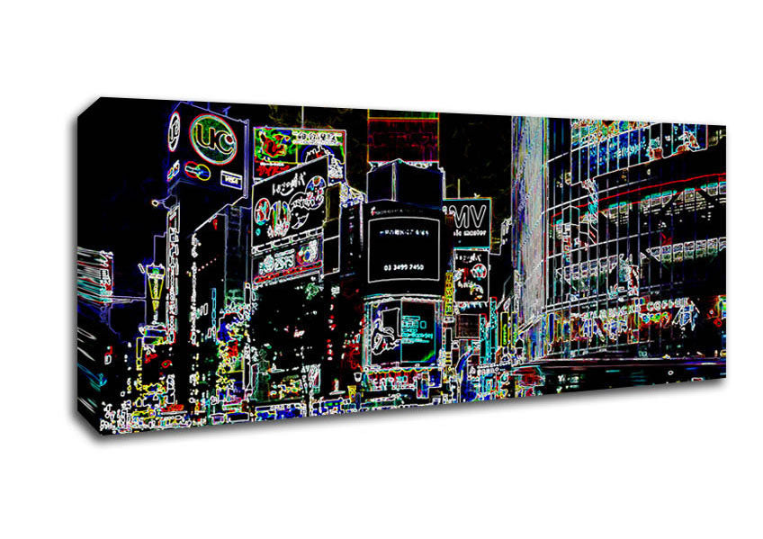London Night Life Canvas Wall Art