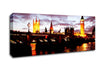 London Thames Reflections Canvas Wall Art