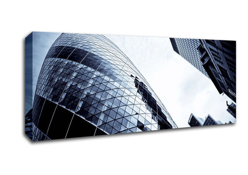 London The Gherkin Canvas Wall Art