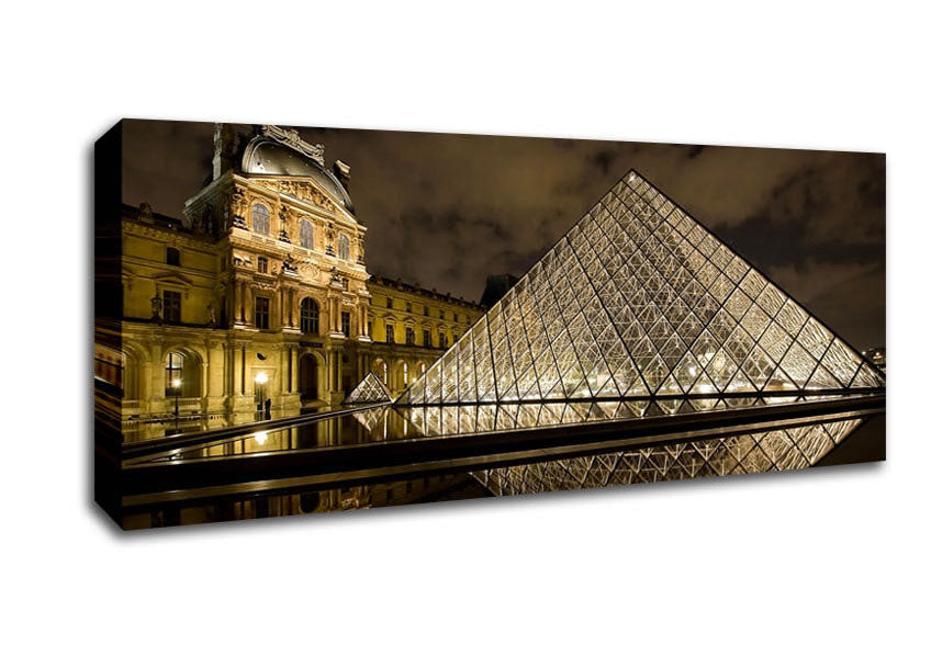 Louvre Museum Paris France Canvas Wall Art