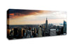 New York City As The Sun Comes Up Canvas Wall Art