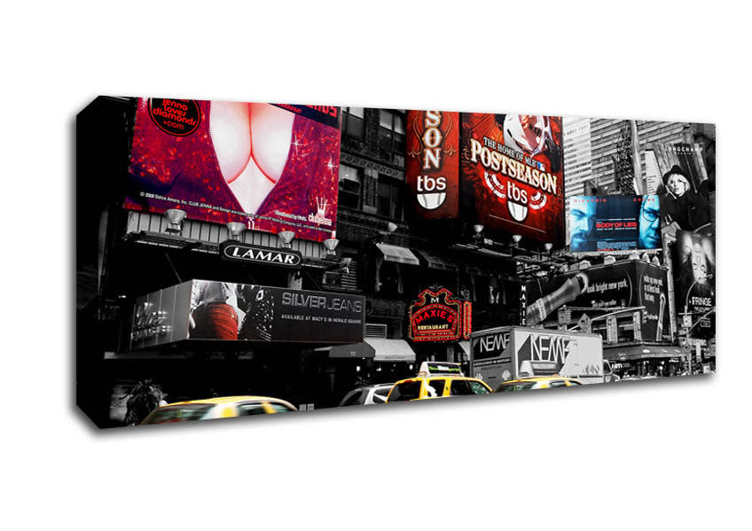 New York City Broadway Billboards Canvas Wall Art