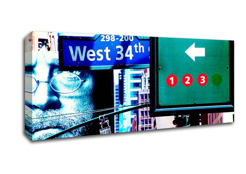 New York City West 34Th Street Canvas Wall Art