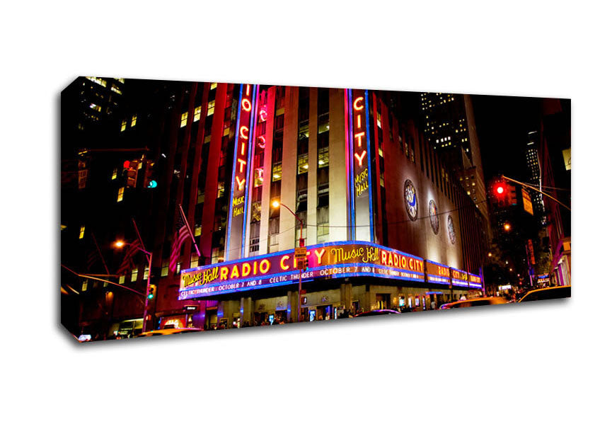 New York Radio City Canvas Wall Art