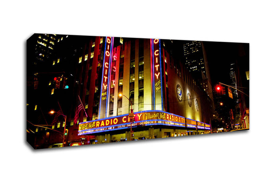 Nyc Radio City Music Hall Canvas Wall Art