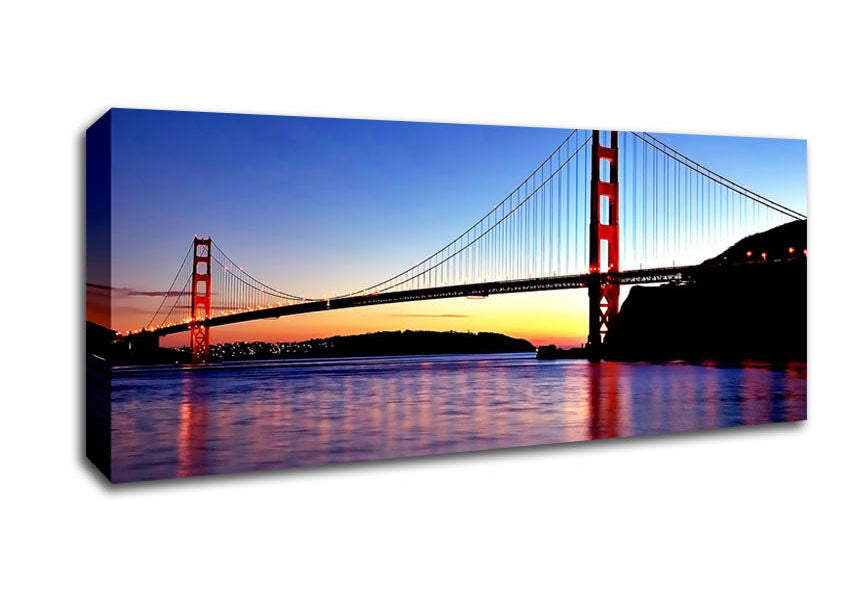 San Francisco Golden Gate Bridge Sunrise Canvas Wall Art