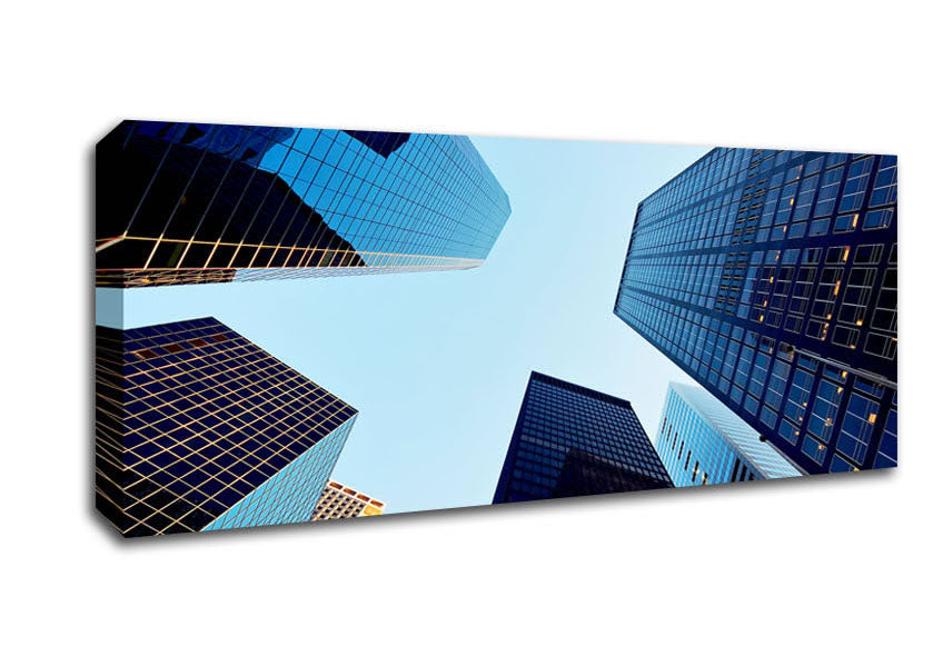 Skyscraper Skies Canvas Wall Art