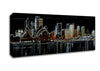 Sydney Skyline Opera House Psychedelic Canvas Wall Art