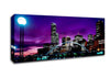 Toronto Purple Glow Canvas Wall Art
