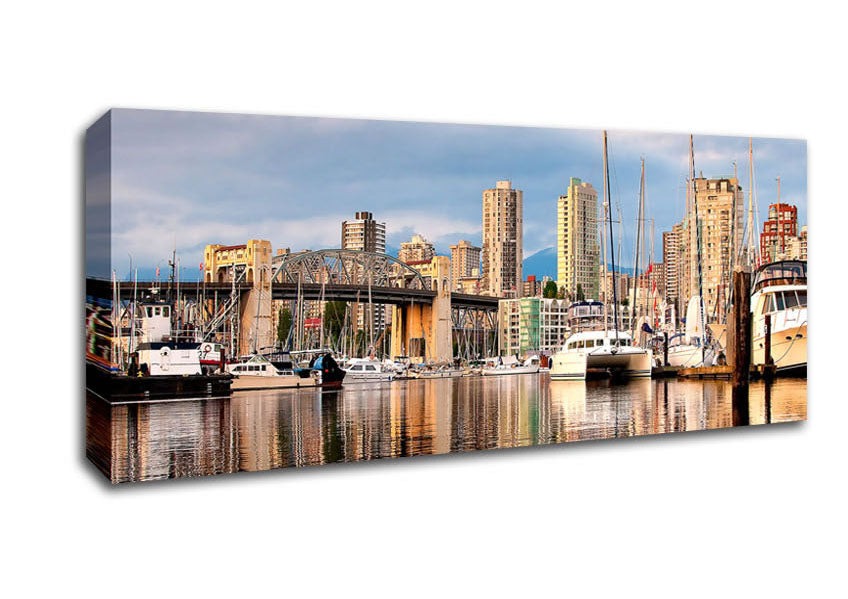 Vancouver Harbour Canvas Wall Art