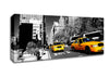 Yellow Taxi In New York City Canvas Wall Art