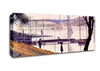 Seurat Bridge Of Courbevoie Canvas Wall Art