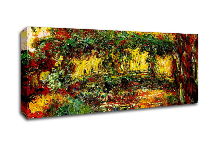 Claude Monet The Road Bridge At Argenteuil Canvas Wall Art
