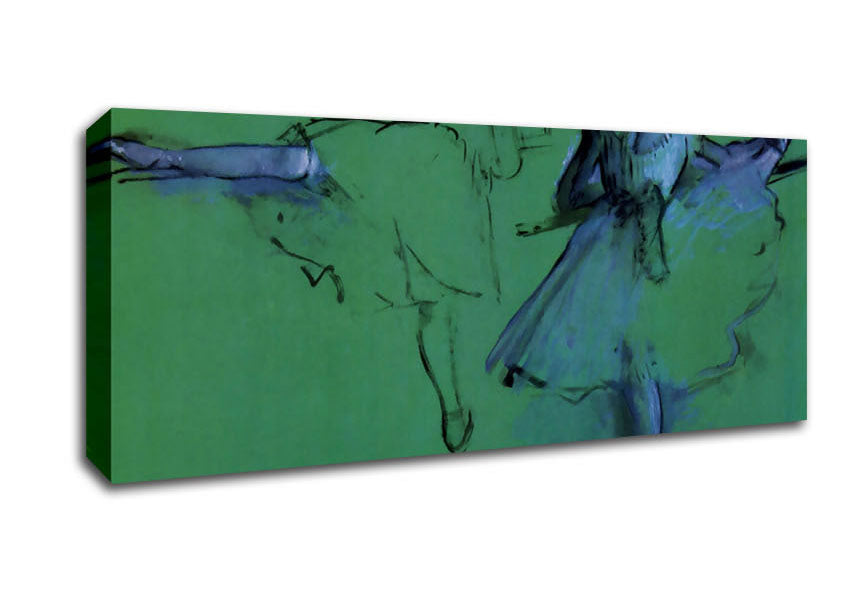 Degas Dancers At The Bar 2 Canvas Wall Art