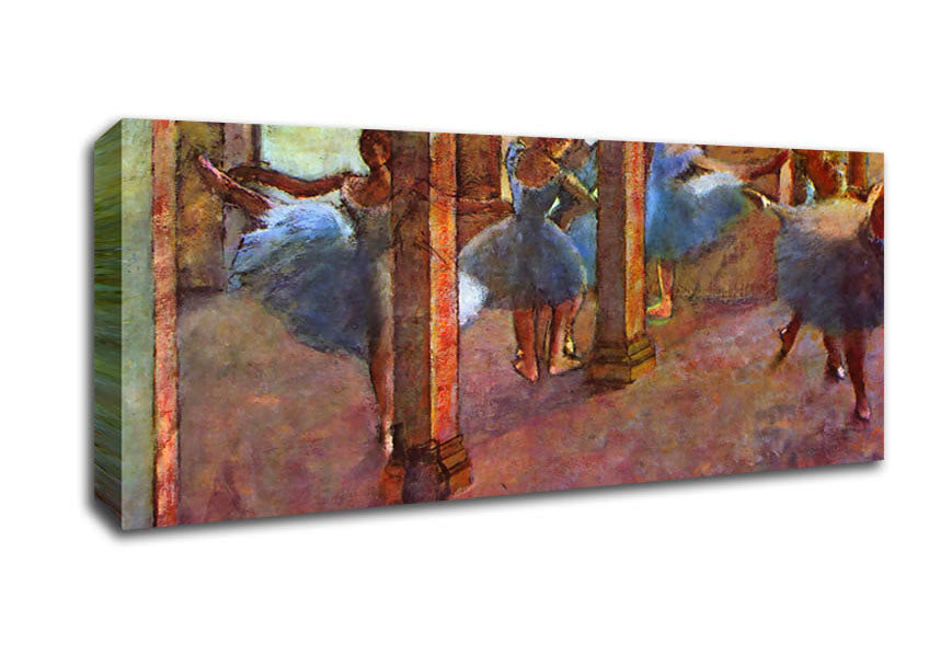 Degas Dancers In The Foyer Canvas Wall Art