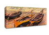 Monet Dock Of Etretat (Three Fishing Boats) Canvas Wall Art
