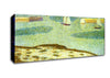 Seurat Entrance To Port-En-Bessin Canvas Wall Art