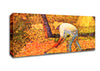 Seurat Farmer With Hoe Canvas Wall Art