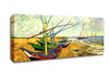 Van Gogh Fishing Boats On The Beach At Saintes-Maries Canvas Wall Art