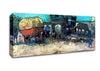 Van Gogh Gypsy Camp With Horse Carriage Canvas Wall Art
