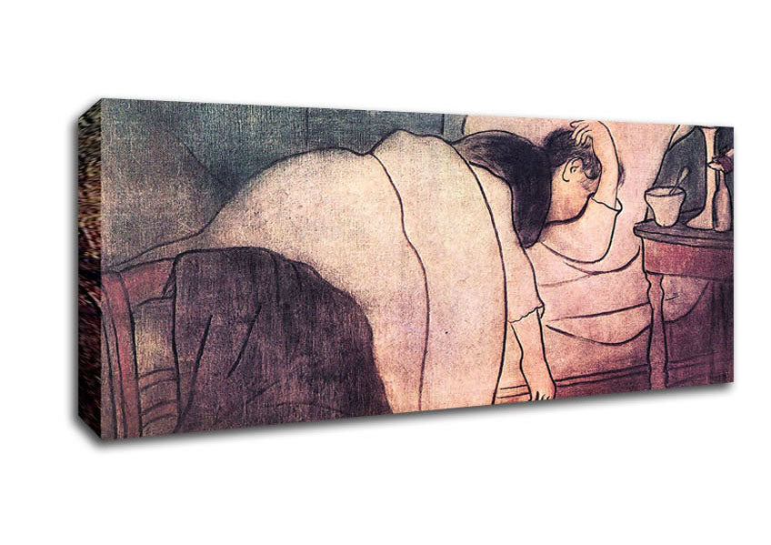 Joseph Rippl-Ronai Lady In Bed Canvas Wall Art